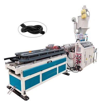 単壁波形パイプ押出機